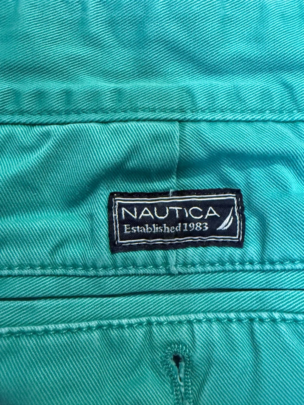 Nautica Men’s Turquoise Flat Front Shorts